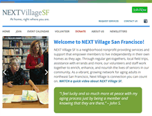 Tablet Screenshot of nextvillagesf.org